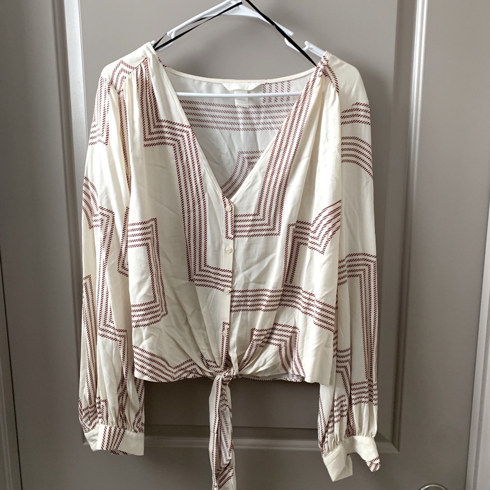 Long sleeve blouse